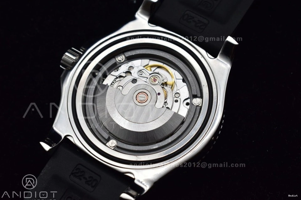 Dial With Bezel A2824 Edition Superocean Automatic On Black Orange 1:1 Strap 44 And Rehaut Best Black Rubber BLSF 1105